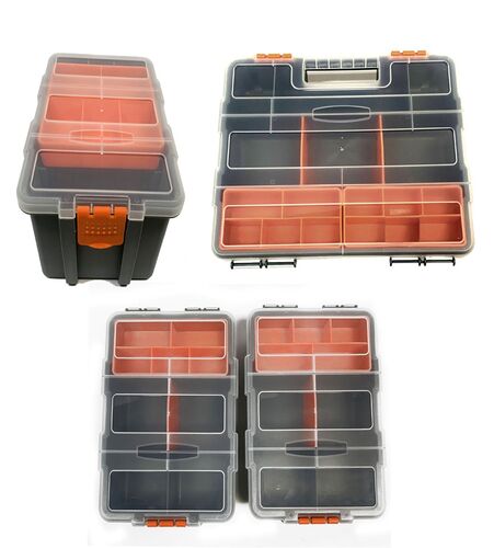 4-Piece Plastic Storage Box Set