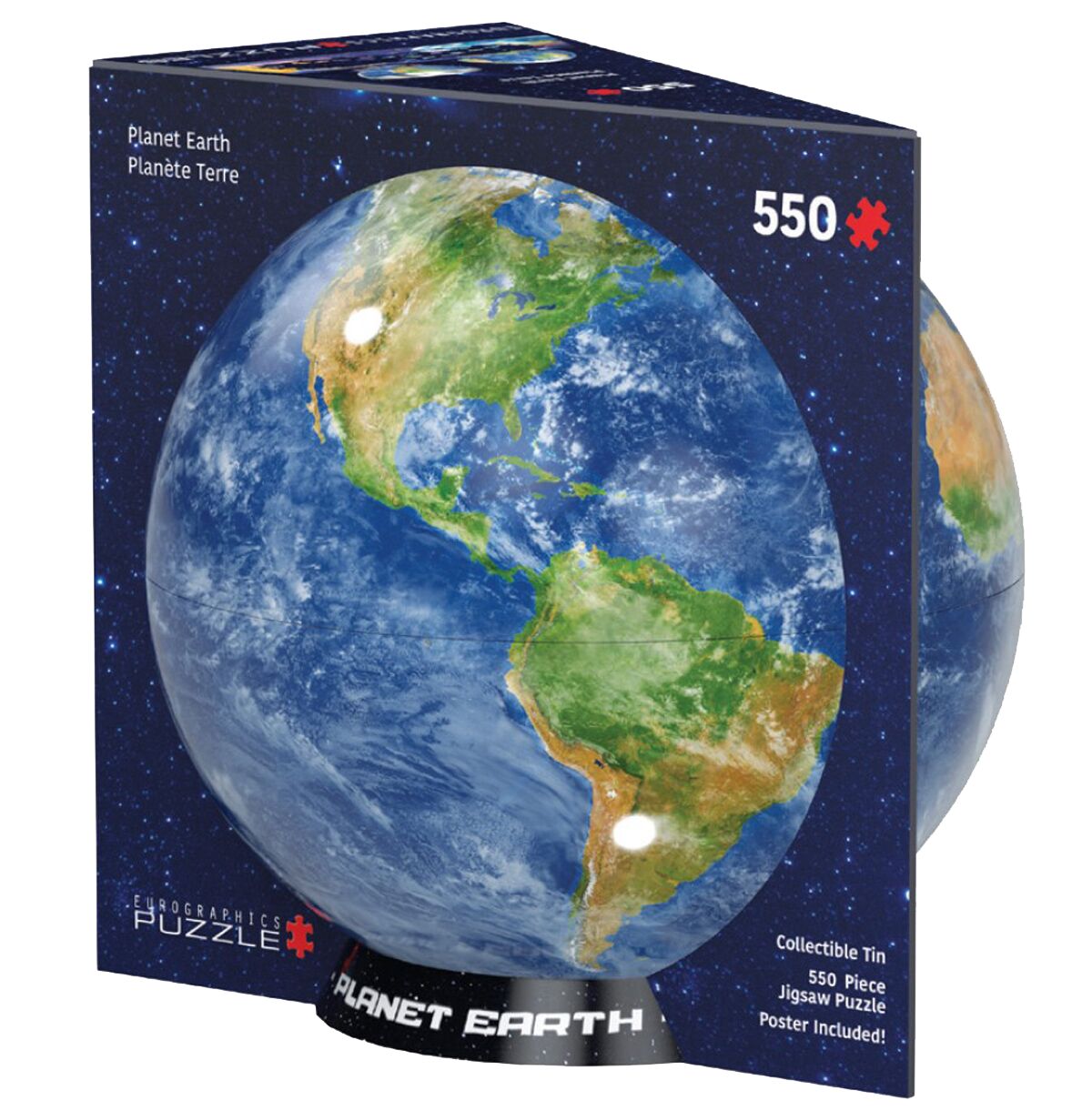 Eurographics Planet Earth Puzzle and Collectible Tin - 550 Piece