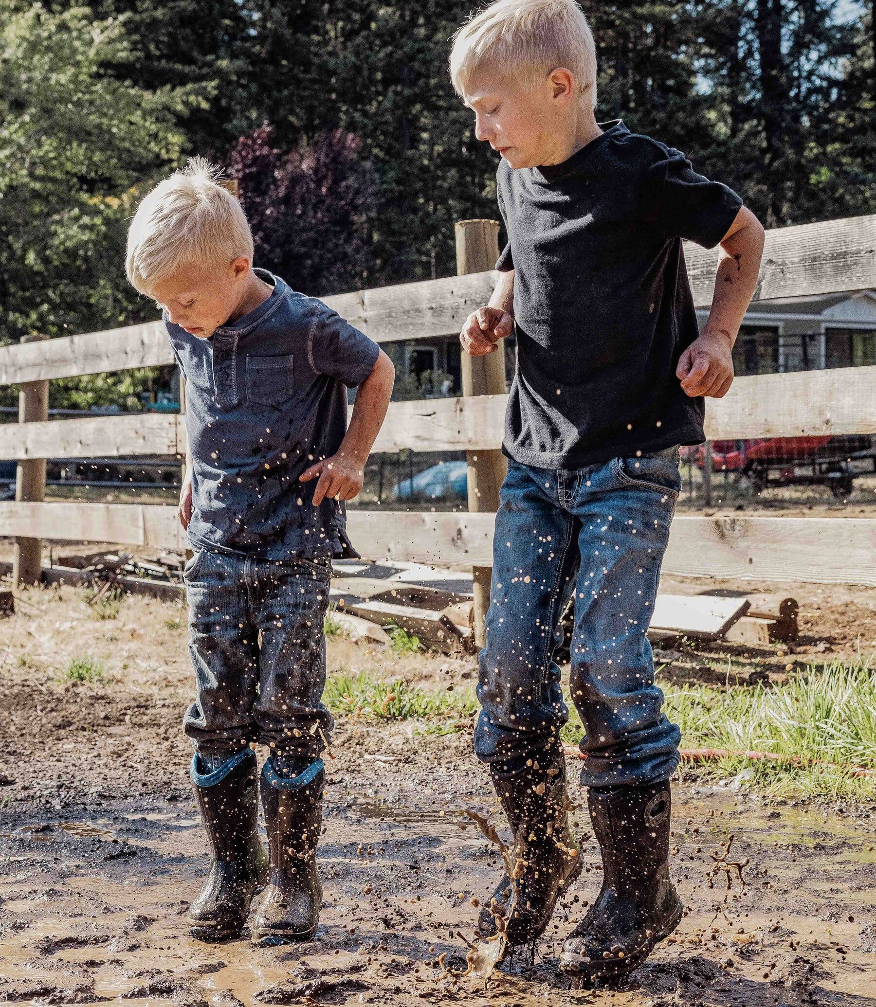 Kids/Youth Muds High Rubber Boots