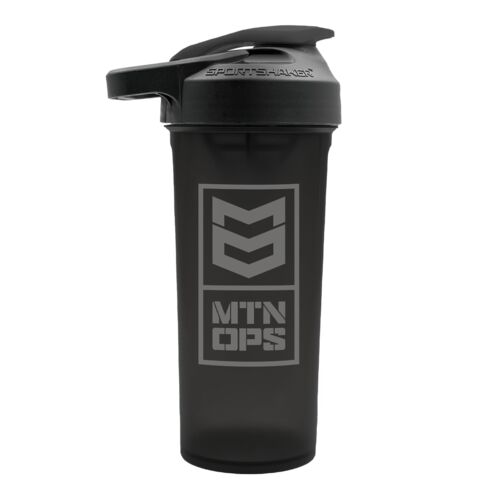 Sports Shaker Bottle in Black