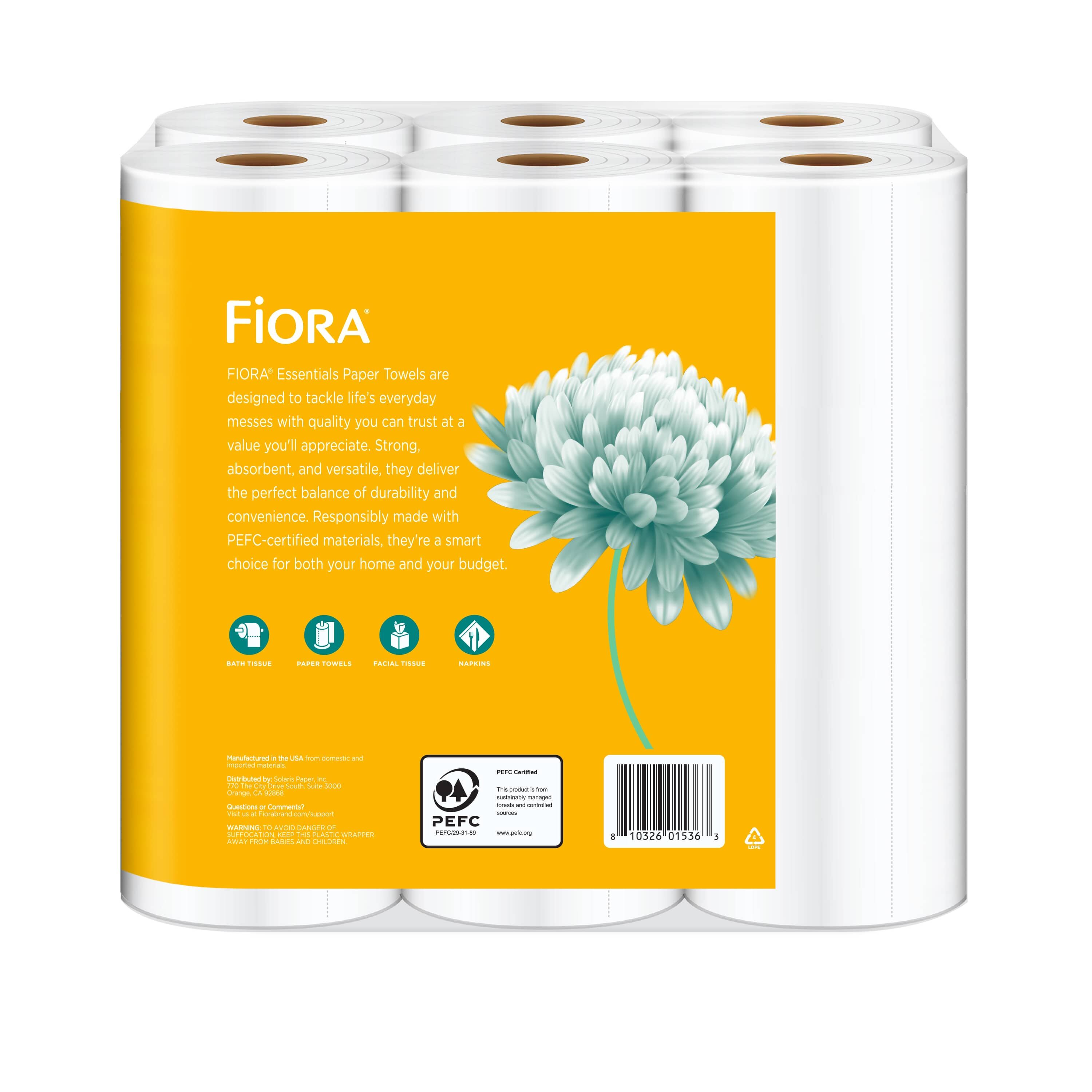 Fiora Paper Towels - 6 Rolls
