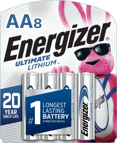 Ultimate Lithium AA Lithium Battery - 8 Pack