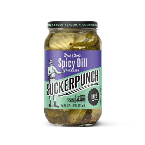 Arbol Pepper Spicy Dill Chips - 16 oz