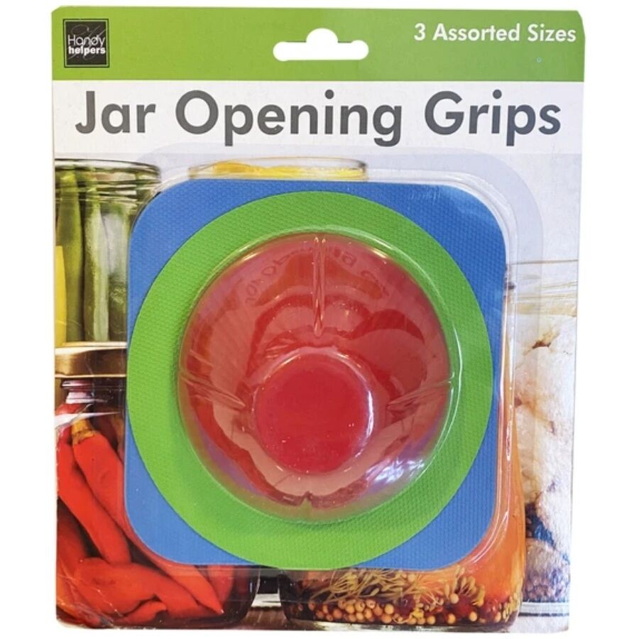 EZ Handy Helpers Jar Opening Grips - Assorted