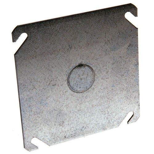 Square Flat Electrical Box Cover 4" x 4"