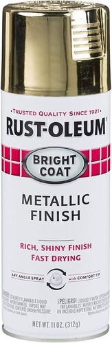 11 Oz Stops Rust Bright Gold Coat Spray Paint