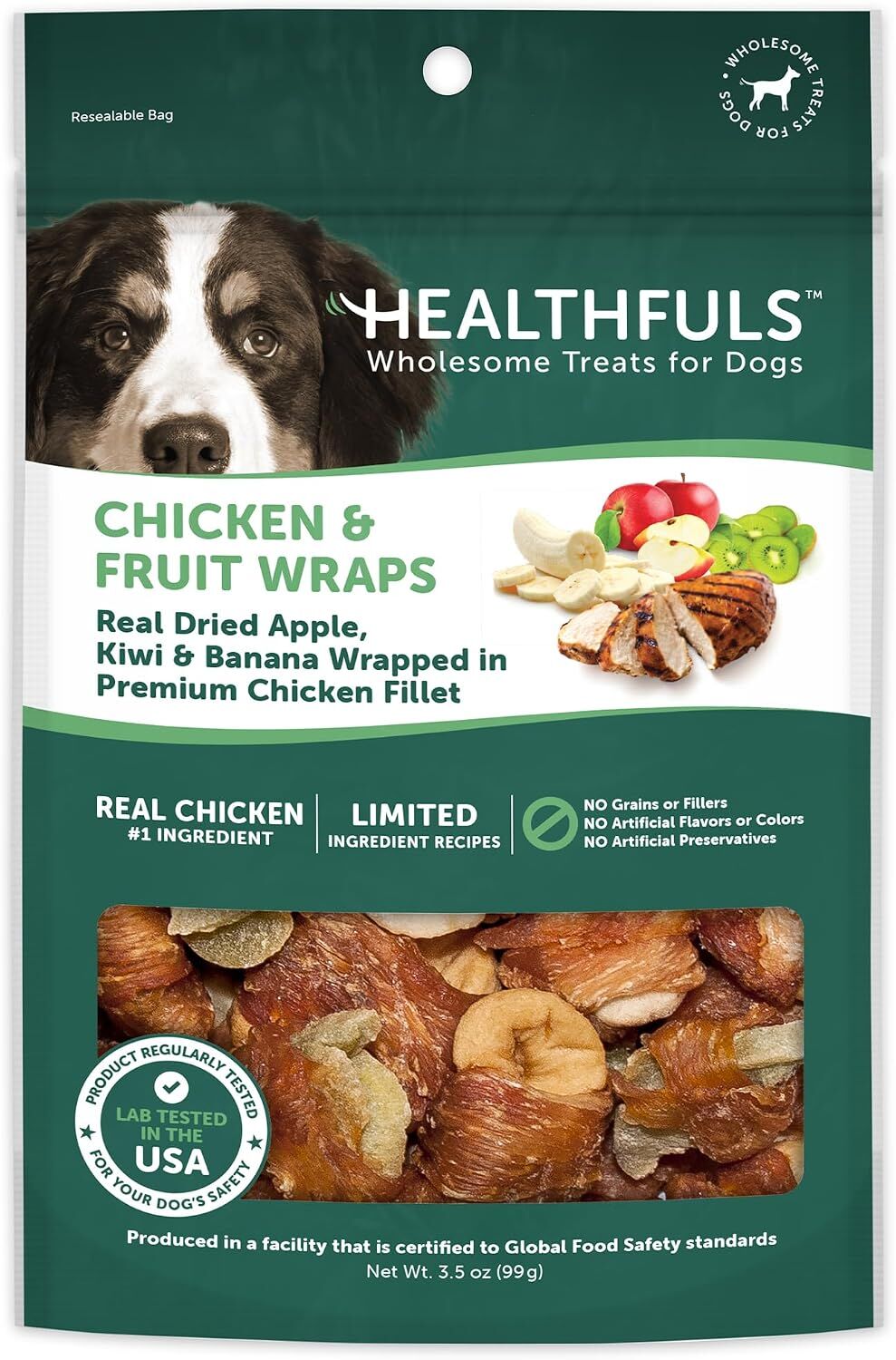 Chicken Wrapped Fruit Dog Treats