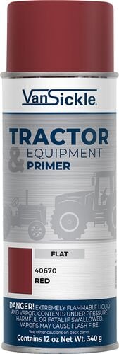 Tractor & Equipment Primer in Red - 12 oz Spray