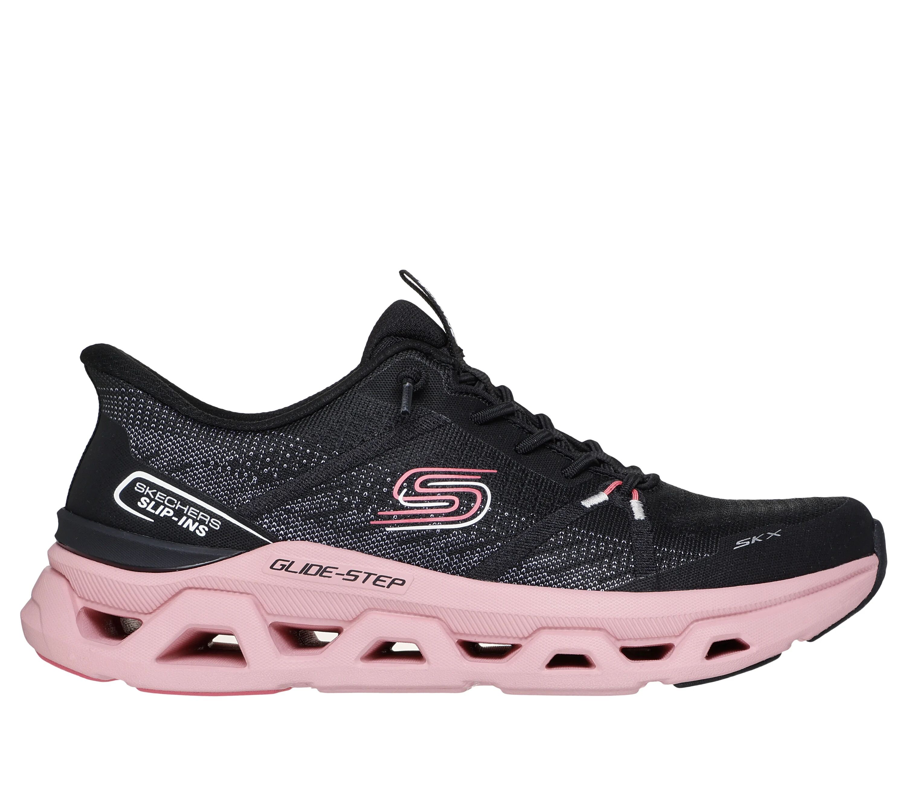 レディースゴルフシューズSKECHERS Slip-ins ブラック/ピンク Skechers Women's Slip-ins: Glide-Step Altus - Fast Lane Shoes