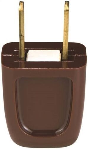 10 A, 125 V, 2 Pole Non-Grounded Straight Electrical Plug