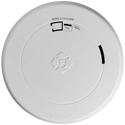Slim Profile Battery Powered Combination Smoke and Carbon Monoxide Alarm