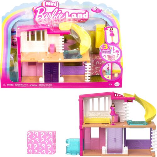 Mini BarbieLand Doll House 3 with Funiture & Accessories