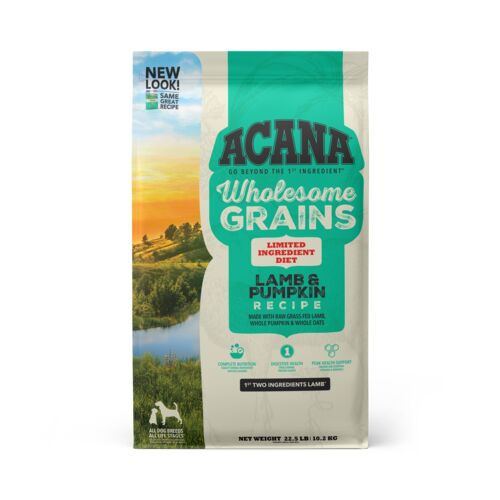 Wholesome Grains Lamb & Pumpkin Dry Dog Food - 22.5 Lb