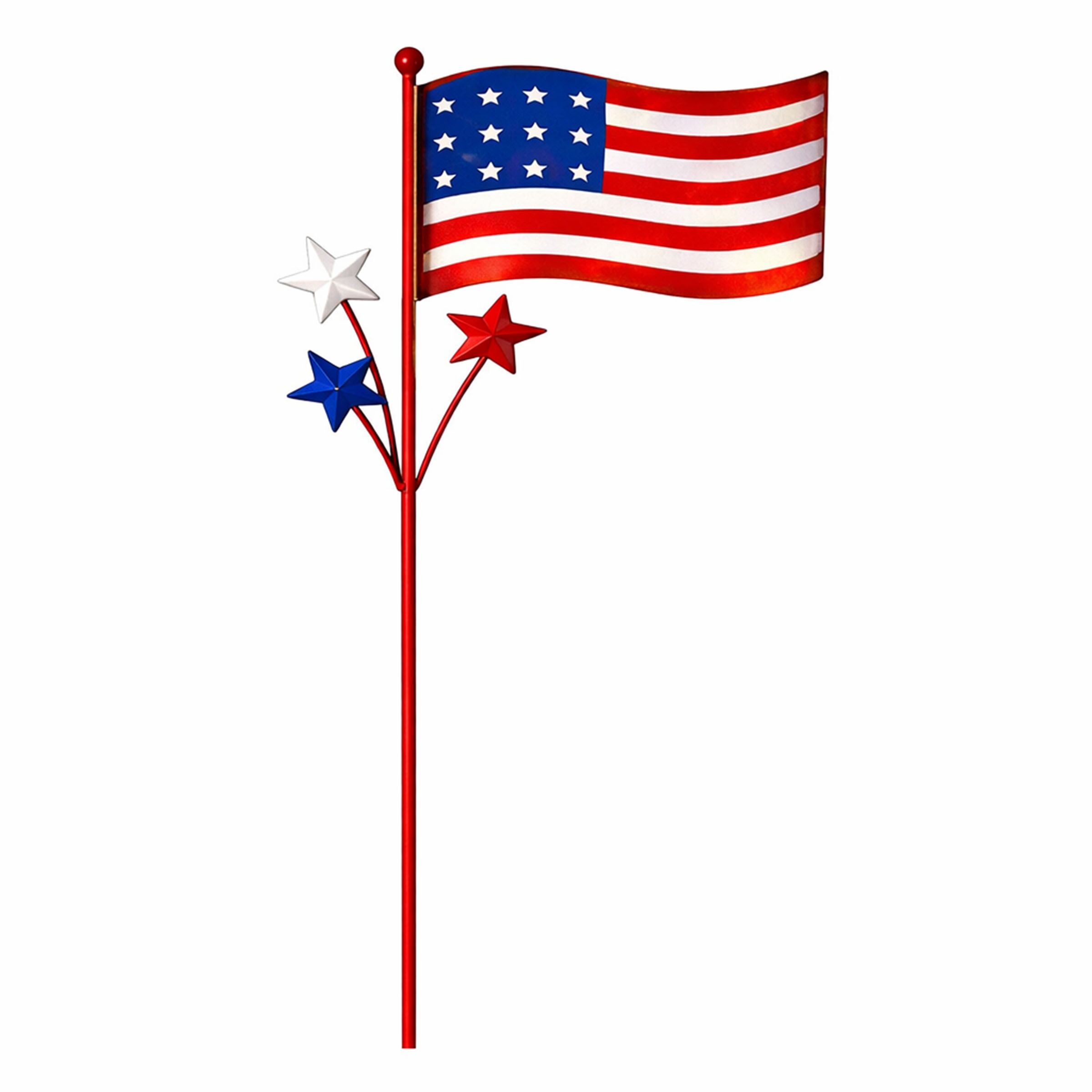 Alpine Corporation Patriotic Flag Pot Stake