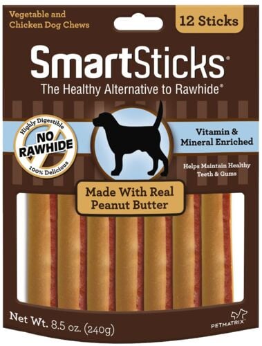 Peanut Butter Dog Chew - 12 ct.