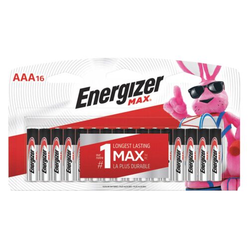 MAX AAA Alkaline Battery - 16 Pack