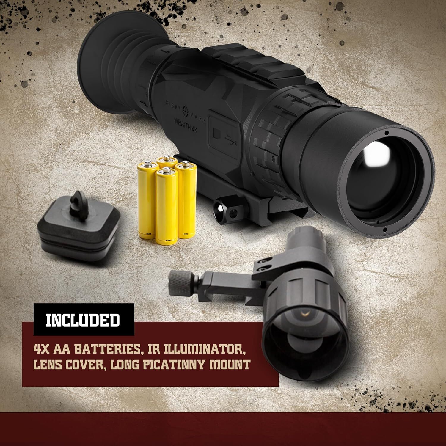 Sightmark Wraith 4K 4-32x40mm Digital Night Vision Rifle Scope