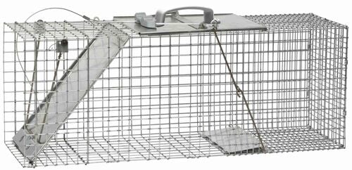 Easy Set Large 1-Door Animal Trap - 32" L x 10" W x 12" H