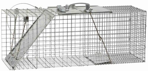 Easy Set Large 1-Door Animal Trap - 32" L x 10" W x 12" H