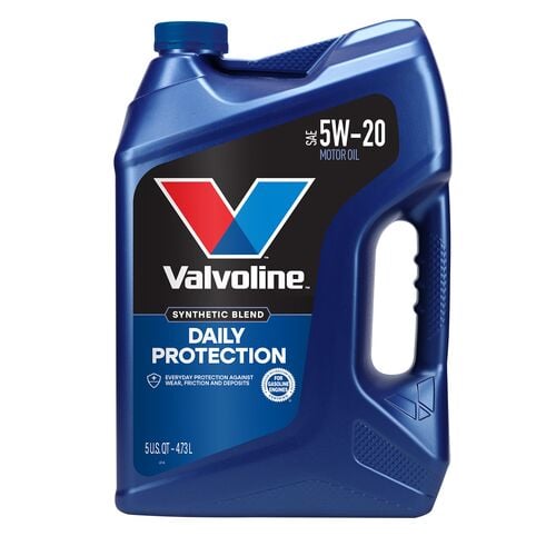 5W-20 Daily Protection Synthetic Blend Motor Oil - 5 Quart