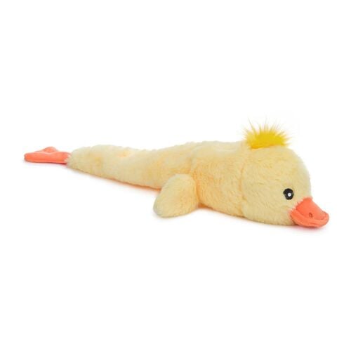 Flingy Duck Squeaky Plush Dog Toy