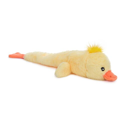 Flingy Duck Squeaky Plush Dog Toy