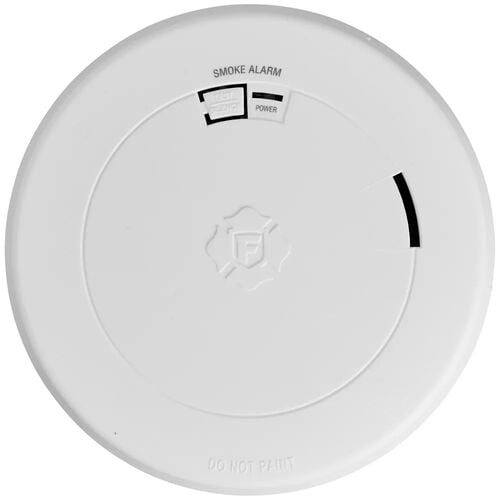 Battery-Operated Photoelectric Sensor Smoke Detector with Slim Profile Design