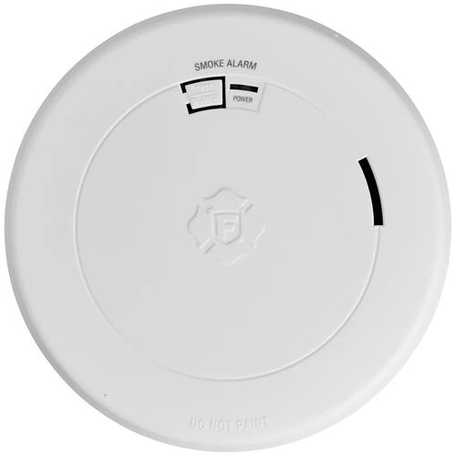 Battery-Operated Photoelectric Sensor Smoke Detector with Slim Profile Design
