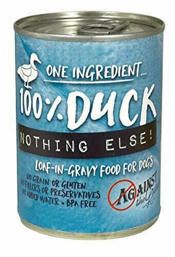Against The Grain Nothing Else Grain Free One Ingredient 100% Duck Canned Dog Food
