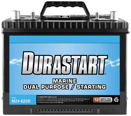 12 Volt 525 CA / 450 CCA Marine Battery 95 Min RC - M24-60