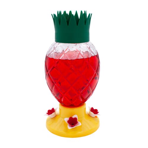 Nature's Yard Pineapple Glass Hummingbird Feeder - 34 oz
