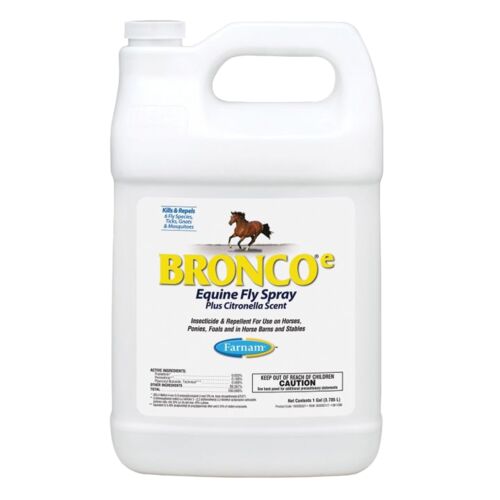 Bronco & Equine Fly Spray Plus Citronella Scent - 1 Gallon
