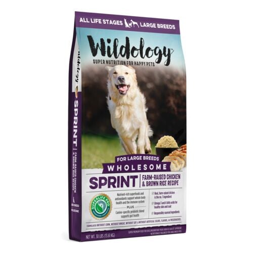 Sprint Farm-Raised Chicken & Brown Rice Recipe Dry Dog Food - 30 Lb