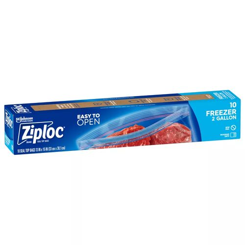 2 Gallon Size Freezer Bags - 10 Count