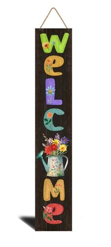 43.3" Wooden Welcome  Sign