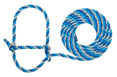 Blue/Turquoise/Gray Cattle Rope Halter