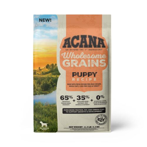 Wholesome Grains Puppy Chicken Recipe Dry Dog Food - 11.5 Lb