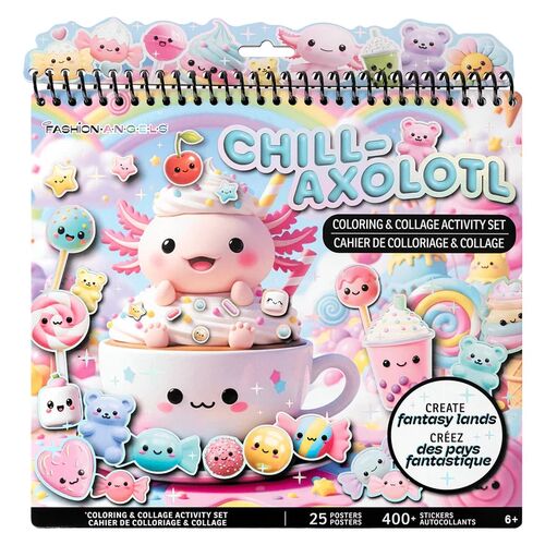 Chill & Axolotl Color Collage Kit