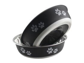 Stainless Steel Buster Bowl in Charcoal 17 cm - Medium
