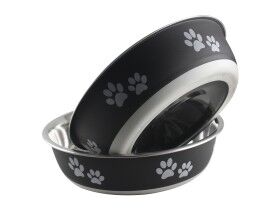 Stainless Steel Buster Bowl in Charcoal 21 cm - Large