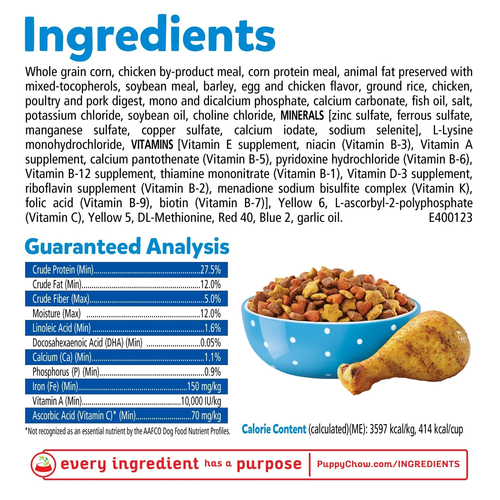 Puppy Chow Complete Chicken & Rice Puppy Food