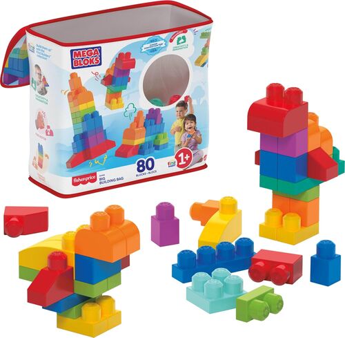 First Builders Toddler Blocks Toys Set - 80 Pieces