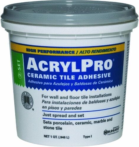 AcrylPro Professional Tile Adhesive for Smaller Format Tile - 1 qt.
