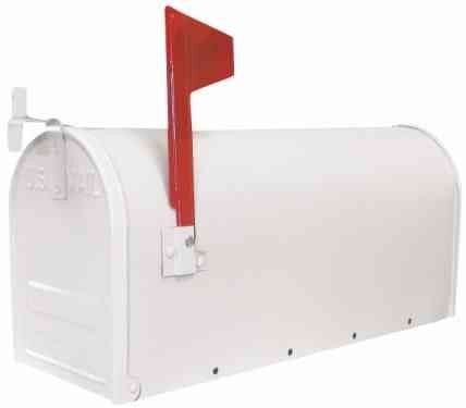 White Rural Mailbox