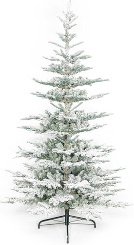 8' Flocked Unlit Artificial Christmas Tree