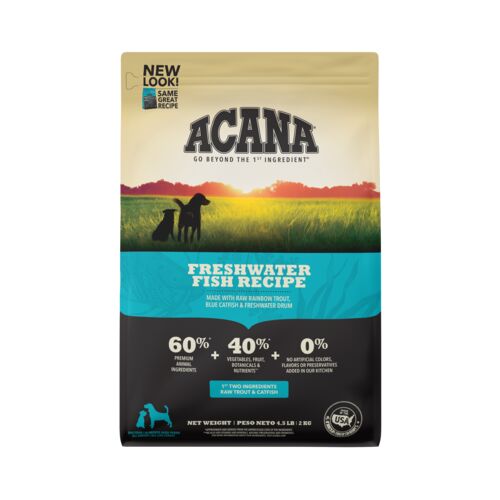 Freshwater Fish Dry Dog Food - 4.5 Lb