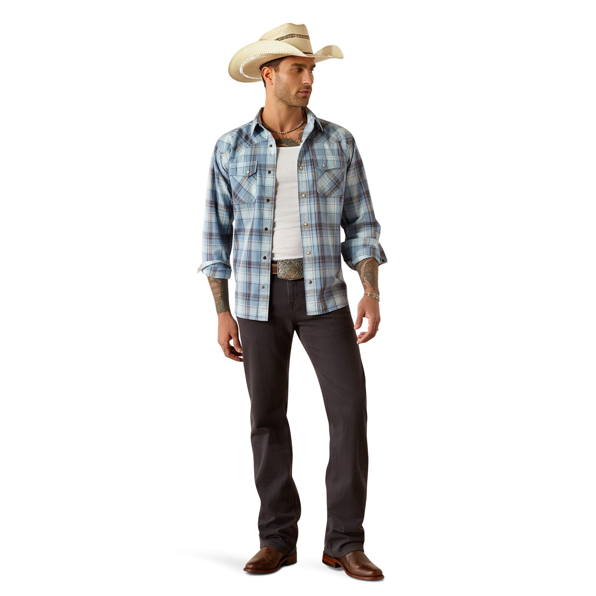 Men's Hunter Retro Button Up Shirt