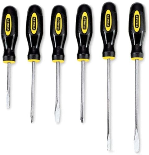 6 Piece Fluted Standard Screwdriver Set