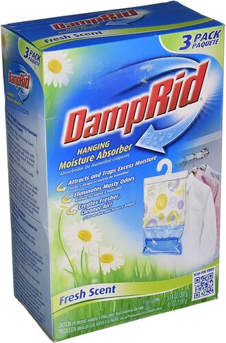 Hanging Moisture Absorber Fresh Scent 3-Pack