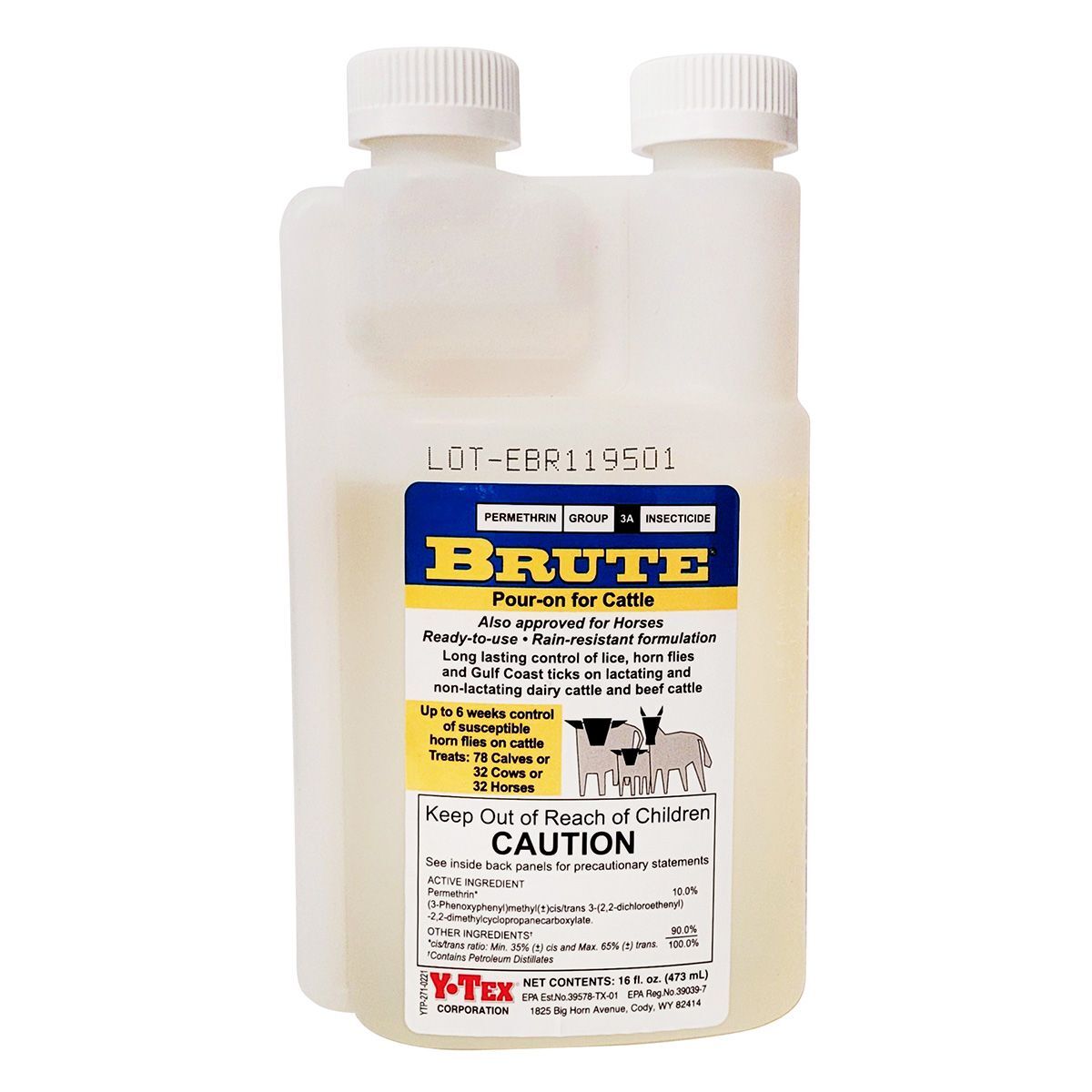 Brute Pour-On Cattle Insecticide